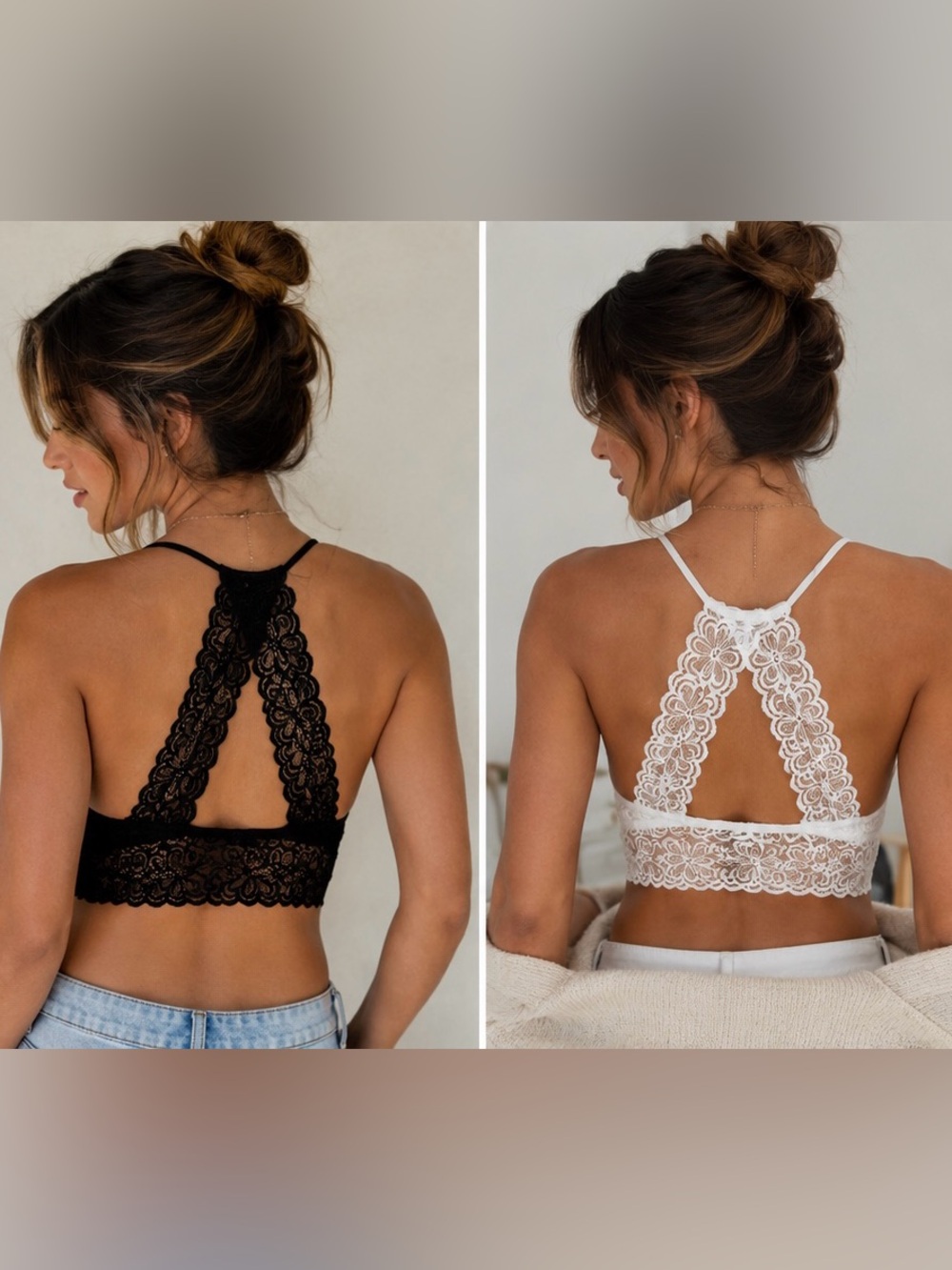 Hollister| Lace Racerback Bralette Bundle